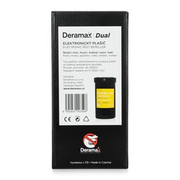 Deramax-Dual - plašič krtků a hrabošů - zadní část obalu